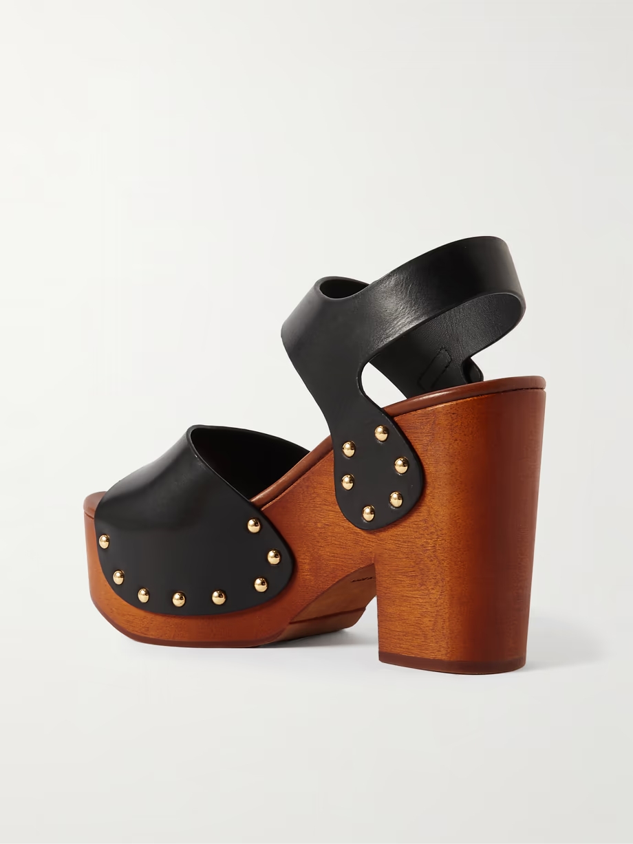 Jeannette studded leather sandals