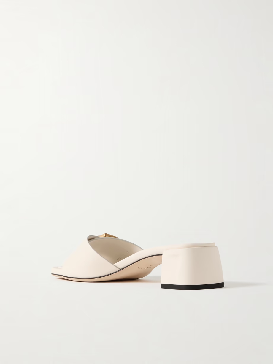 Hawke 40 buckled leather mules