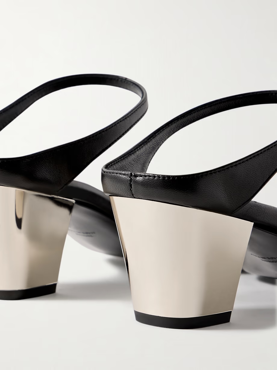 The City leather mules