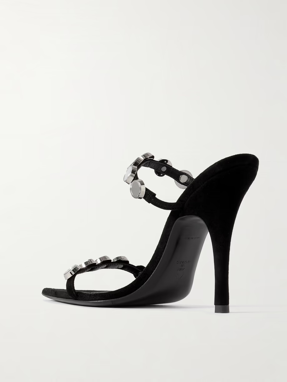 Venus studded suede sandals