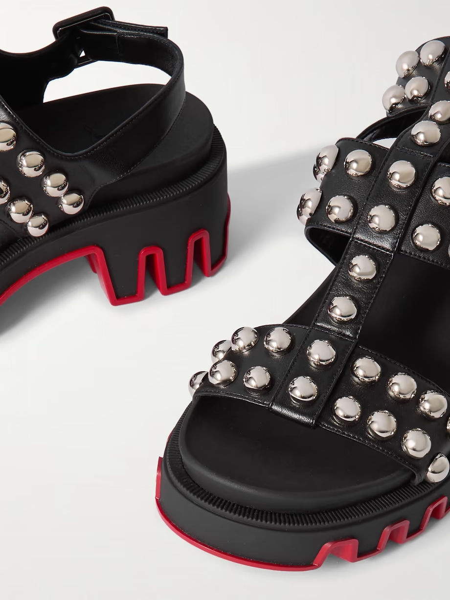 Gladiadune studded leather sandals