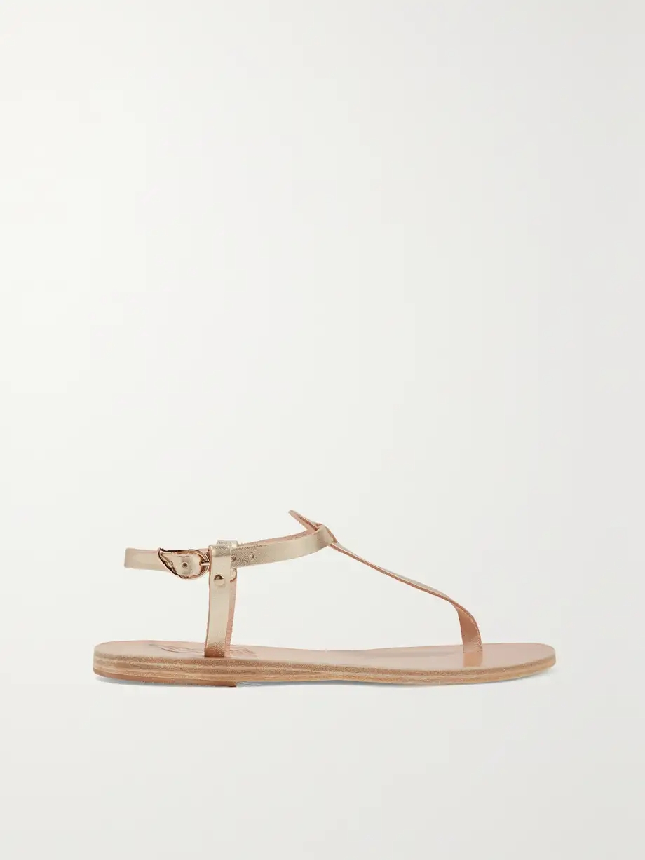 Lito metallic leather sandals