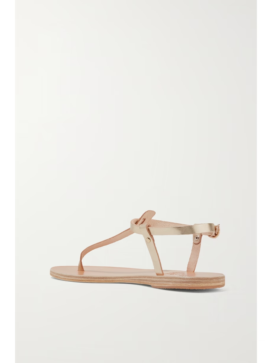 Lito metallic leather sandals