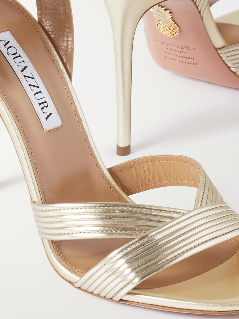 Ari 105 metallic leather sandals