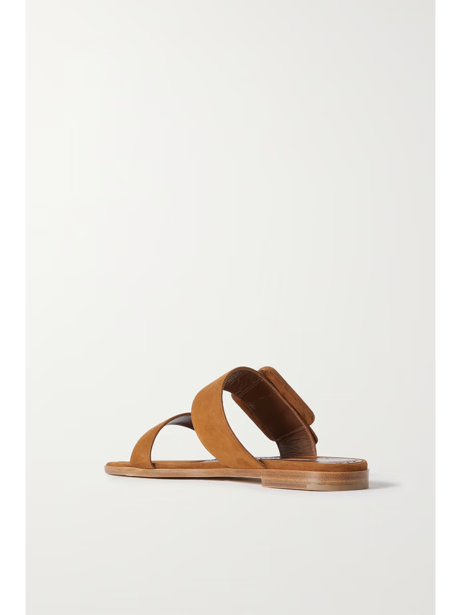 Tituba buckled suede sandals