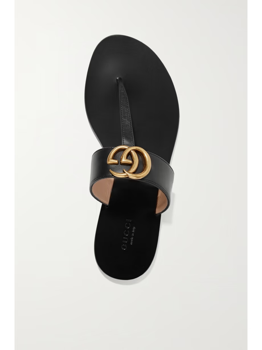 Marmont logo-embellished leather sandals