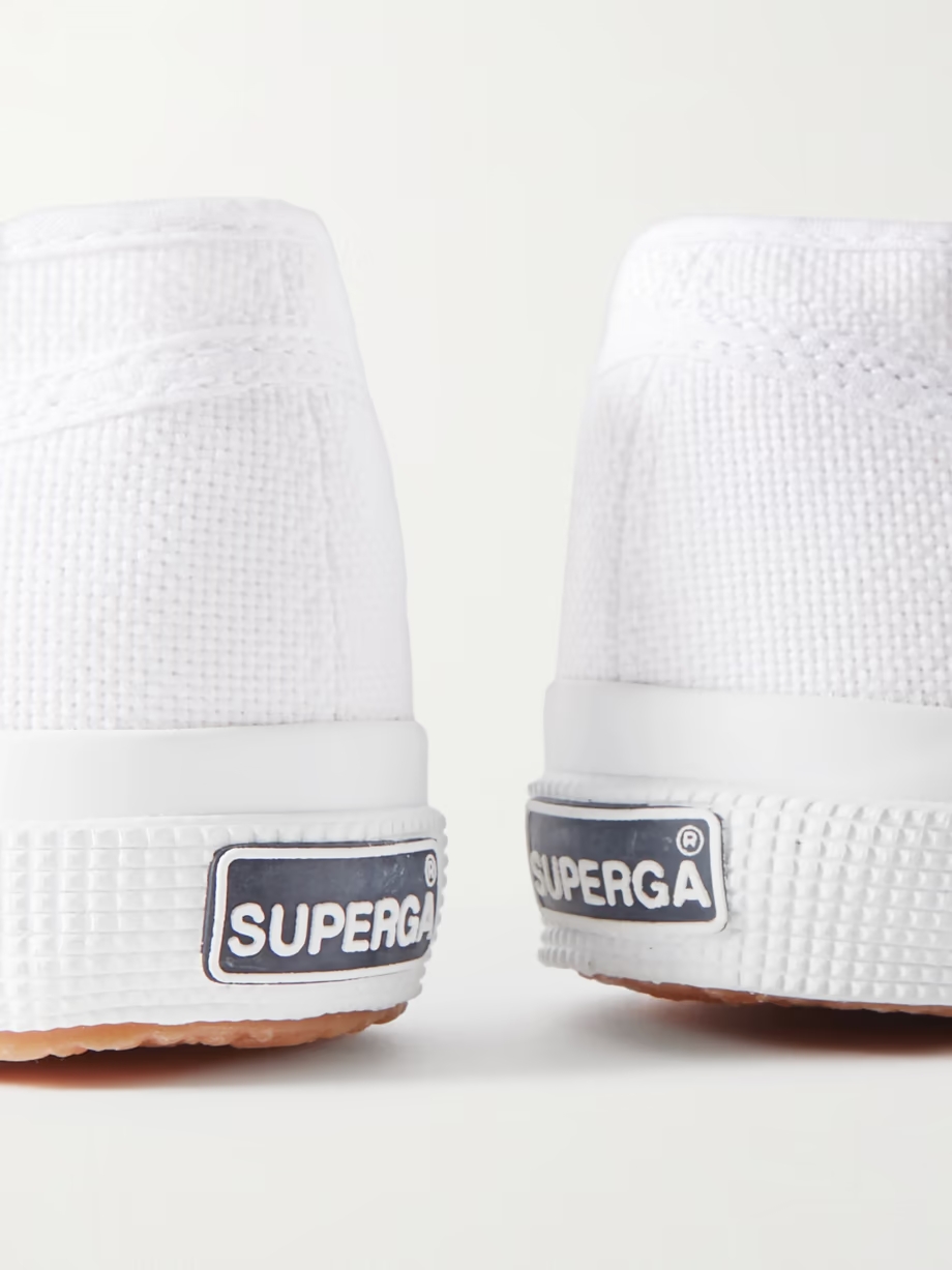 + Superga cotton-canvas sneakers