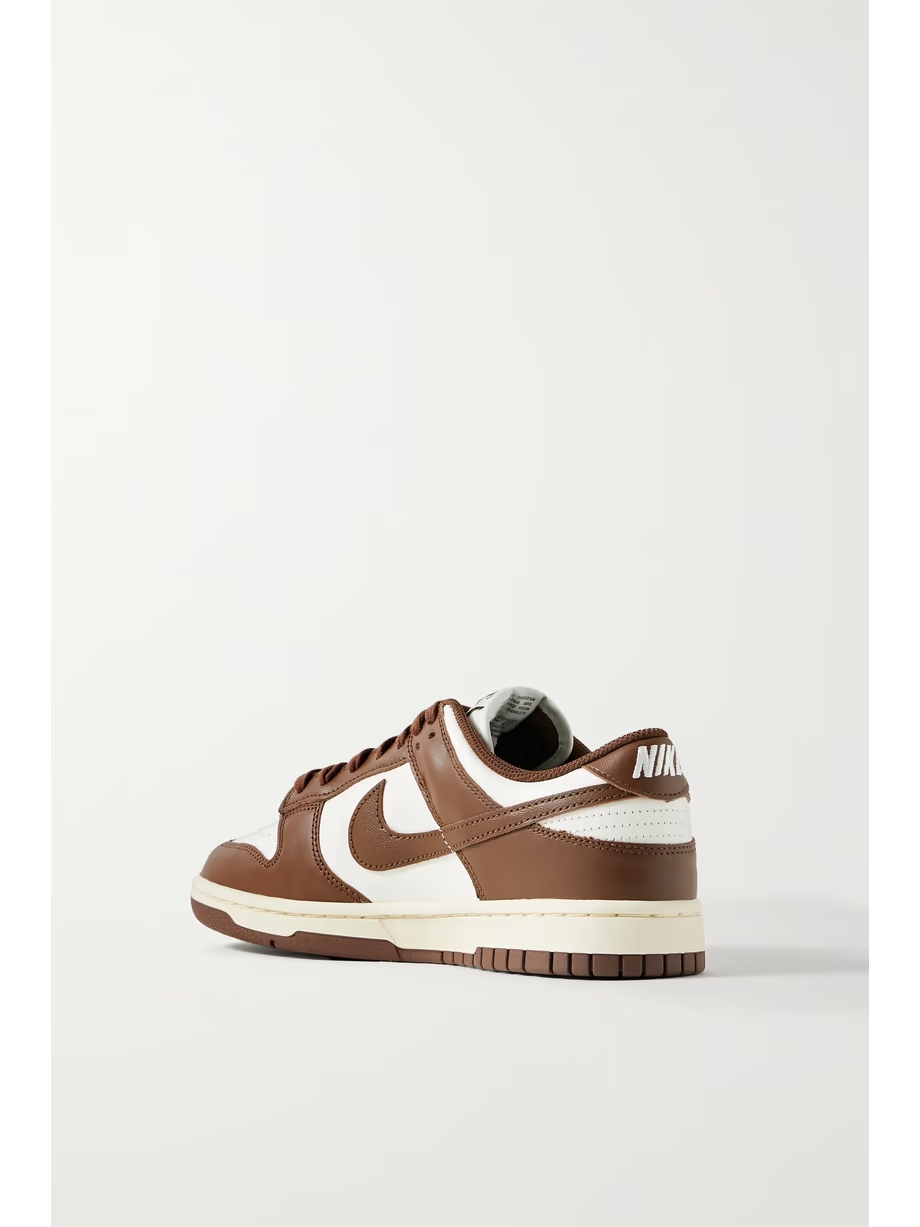 Dunk Low leather sneakers