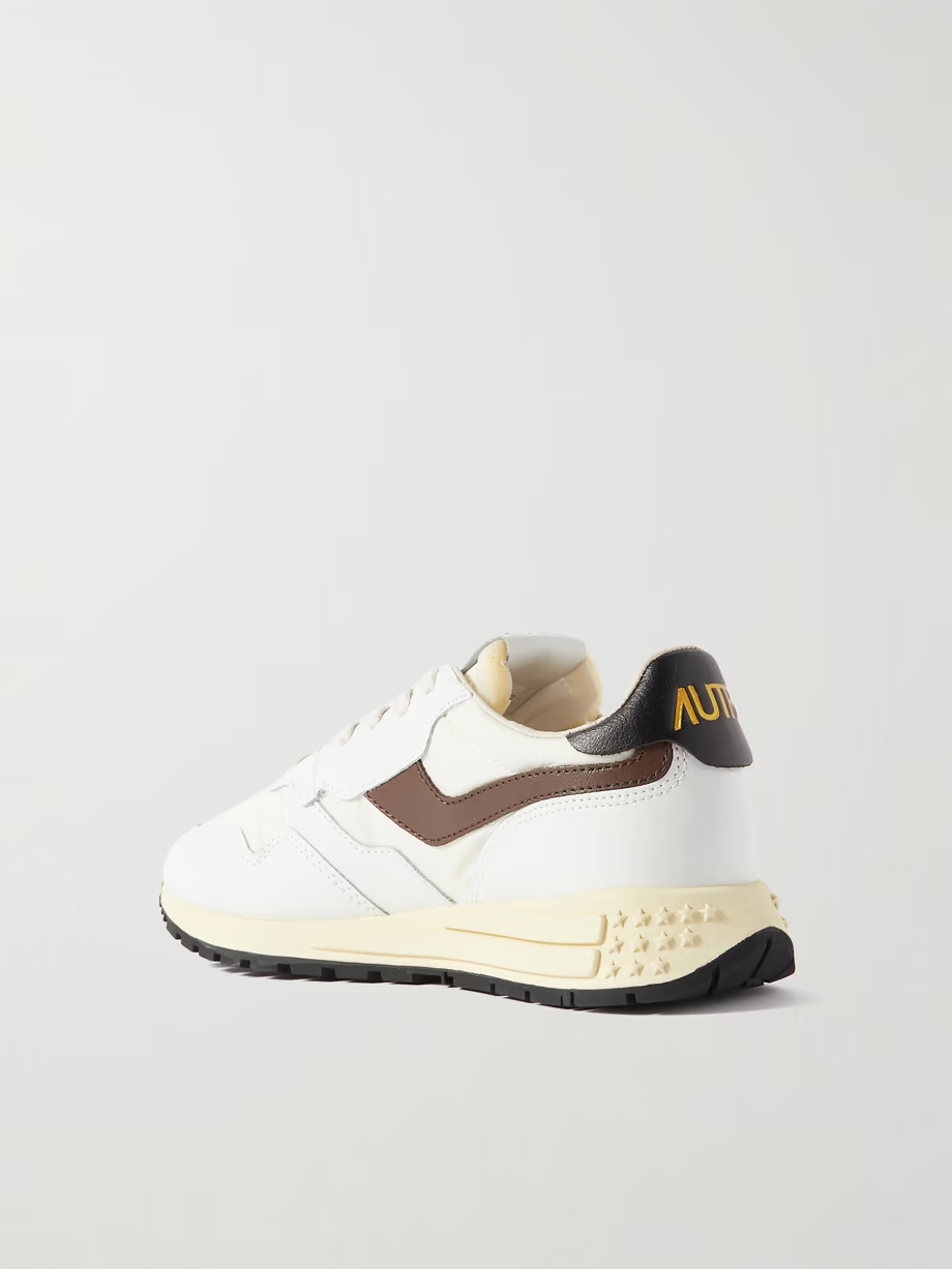 Reelwind Low leather and shell sneakers