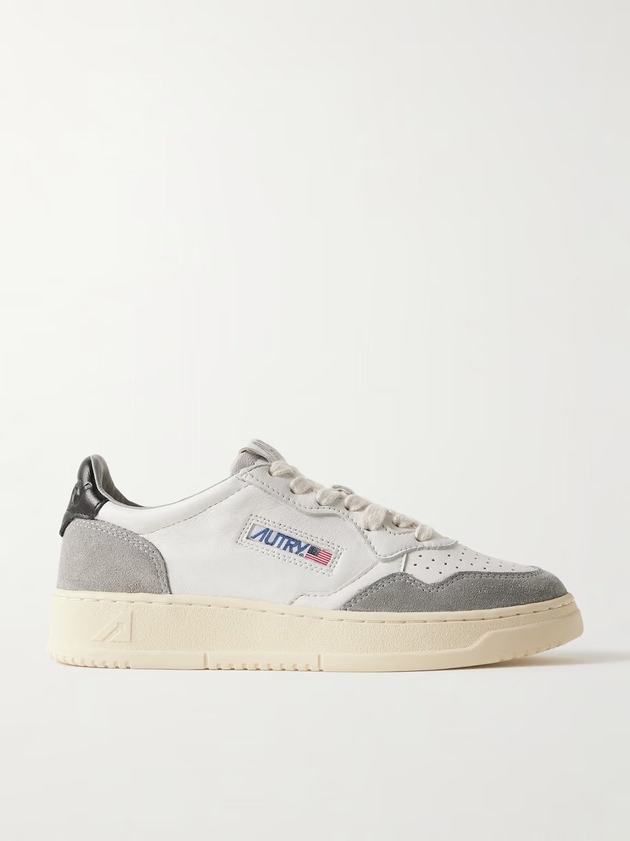 Medalist Low leather and suede sneakers