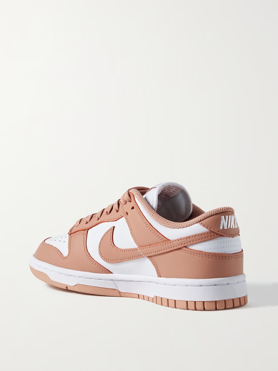 Dunk Low leather sneakers