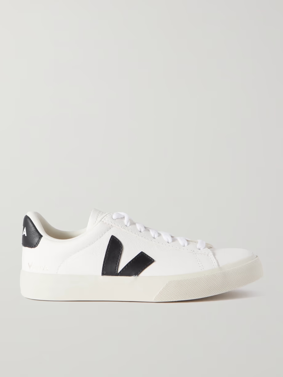 Campo textured-leather sneakers