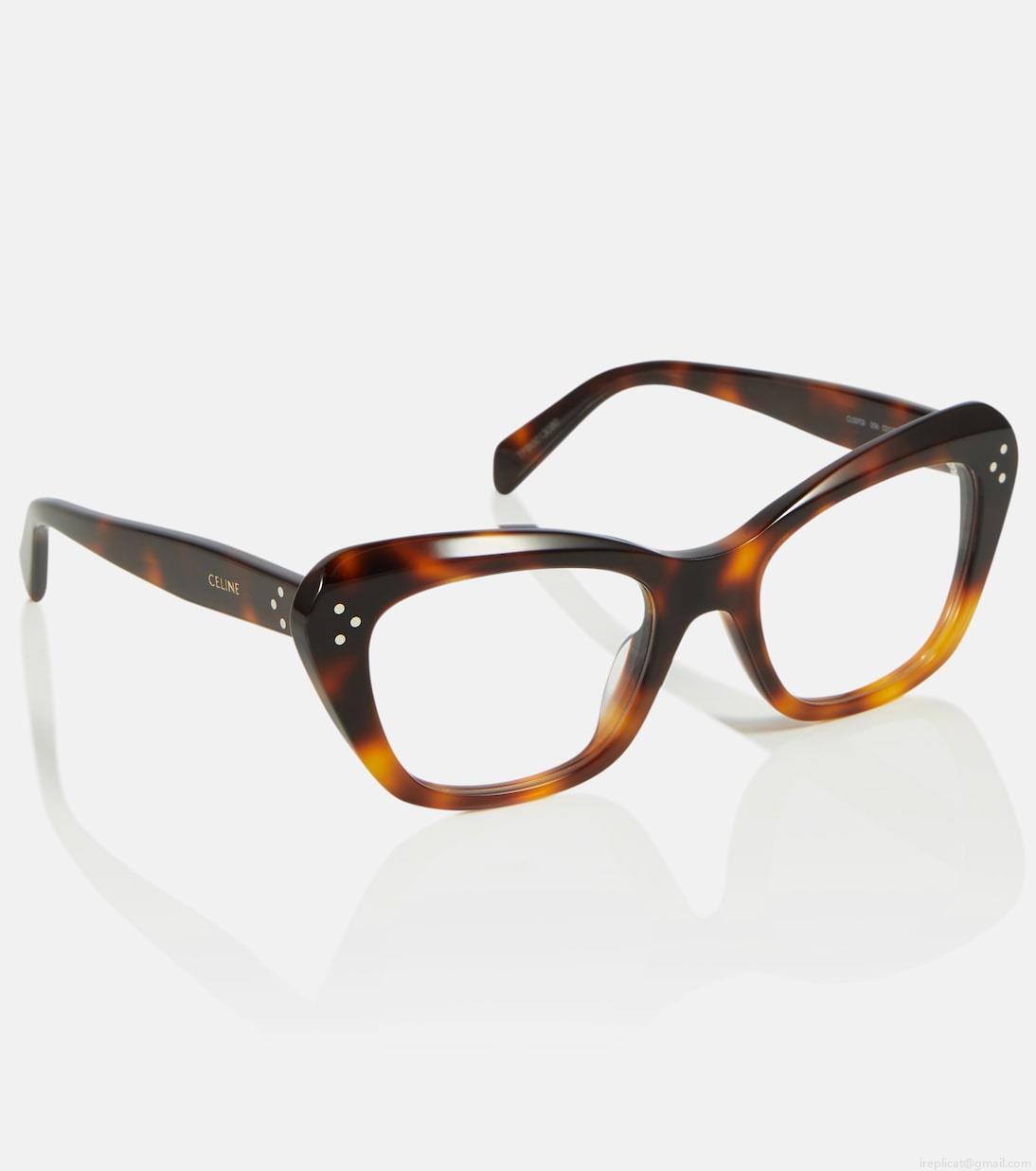 Celine EyewearSquare acetate glasses