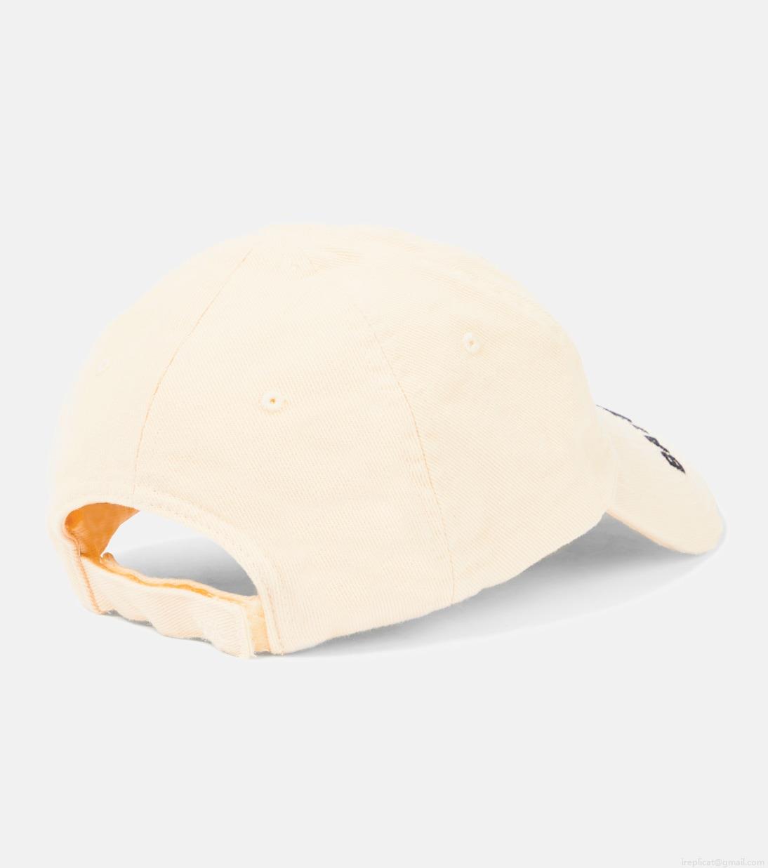 BalenciagaLogo cotton baseball cap