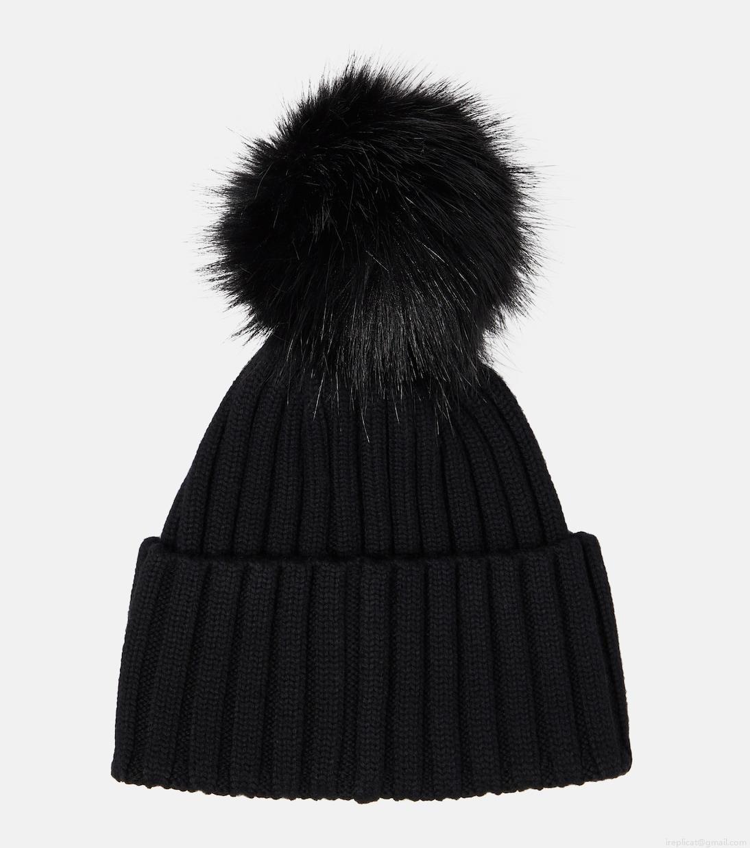 MonclerRibbed-knit wool beanie