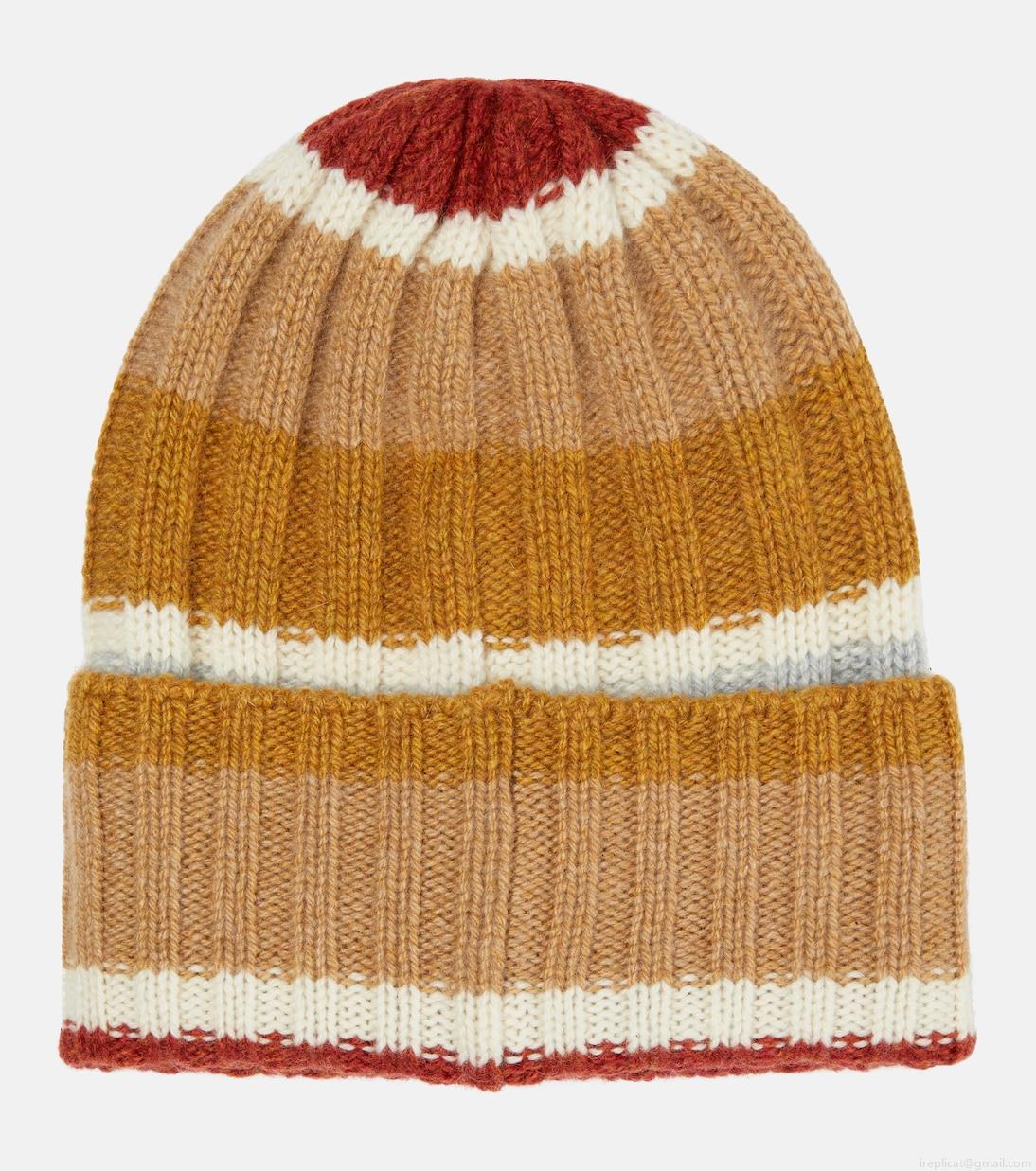 Loro PianaStriped cashmere beanie