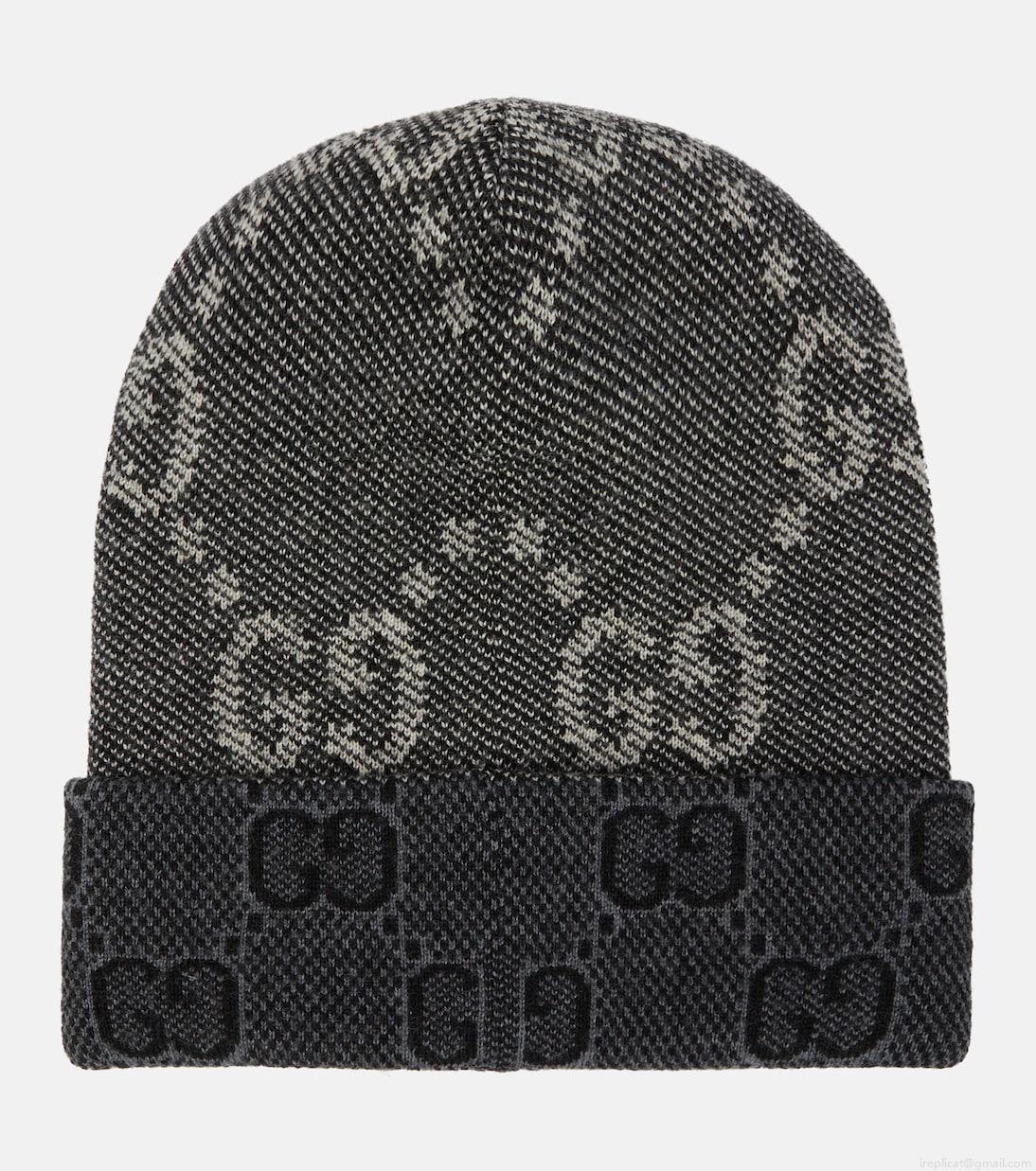 GucciGG jacquard wool beanie