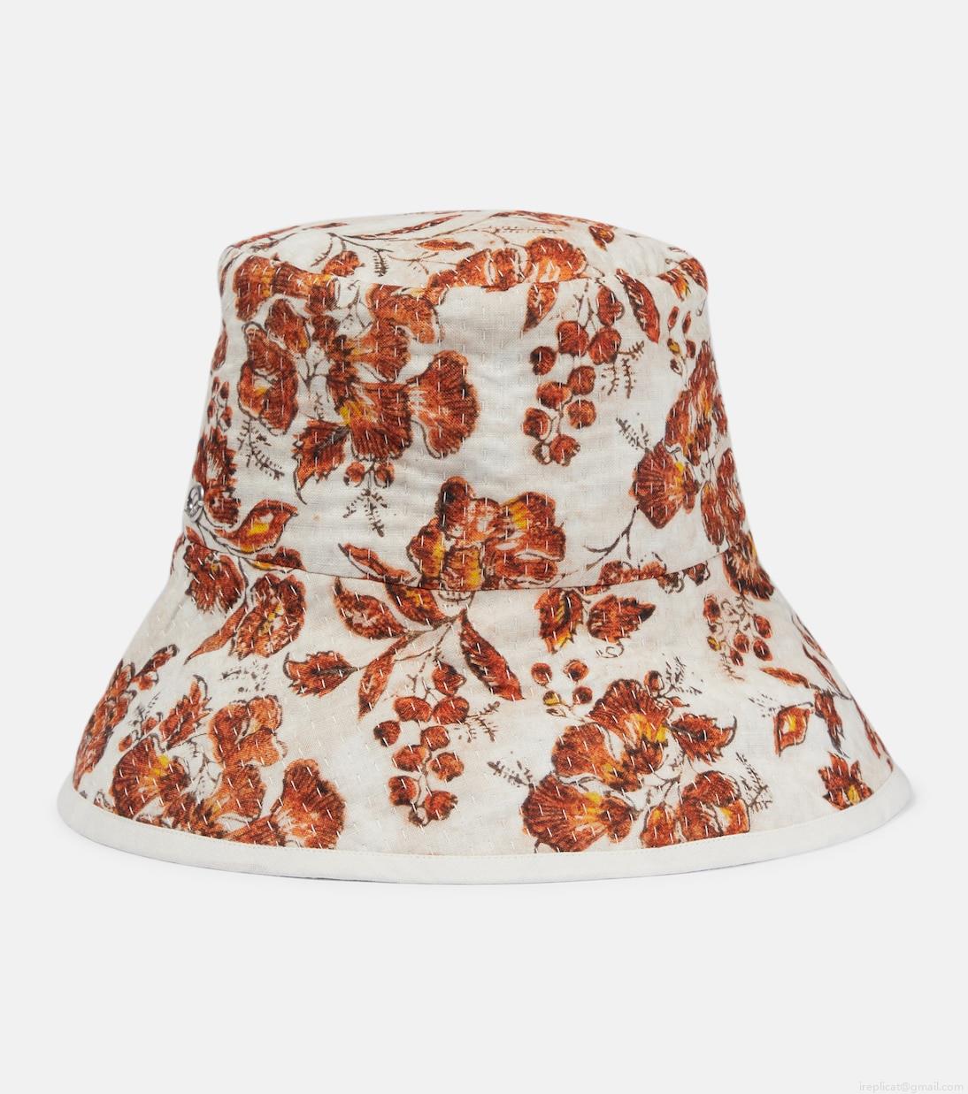 Loro PianaReversible floral bucket hat