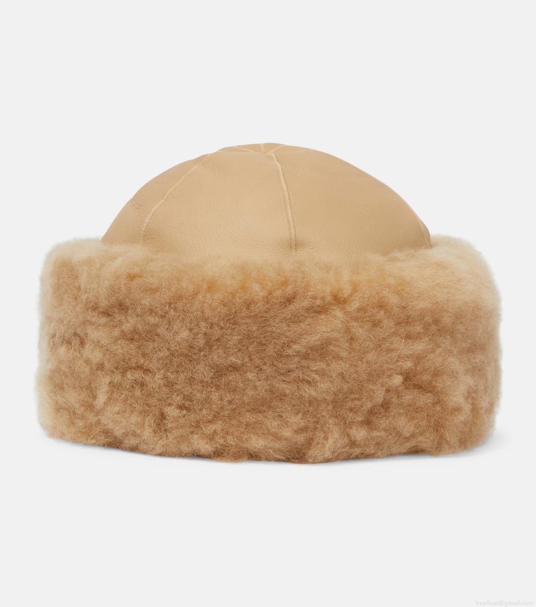 Loro PianaColbacco shearling and cashmere hat