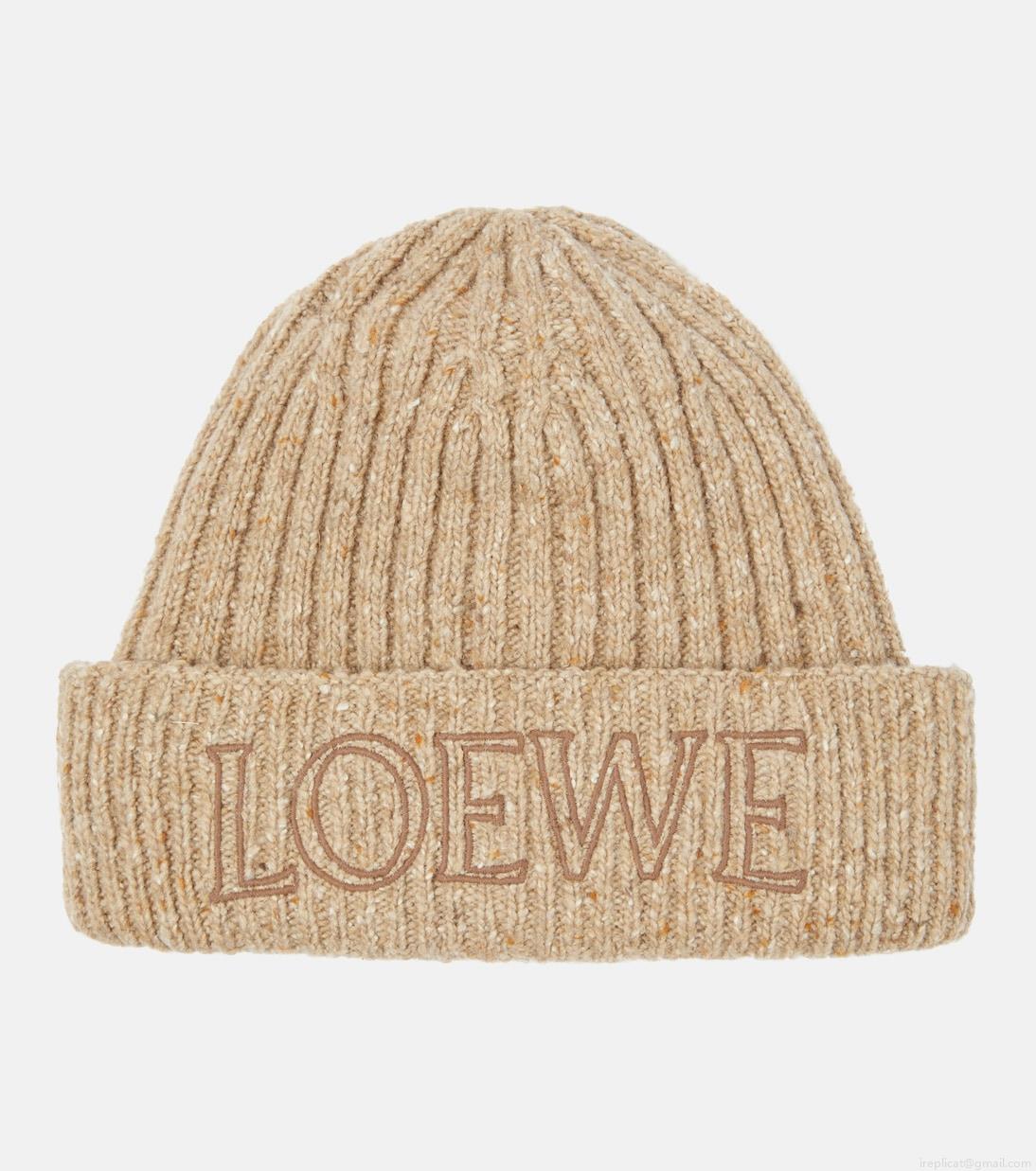 LoeweLogo embroidered beanie