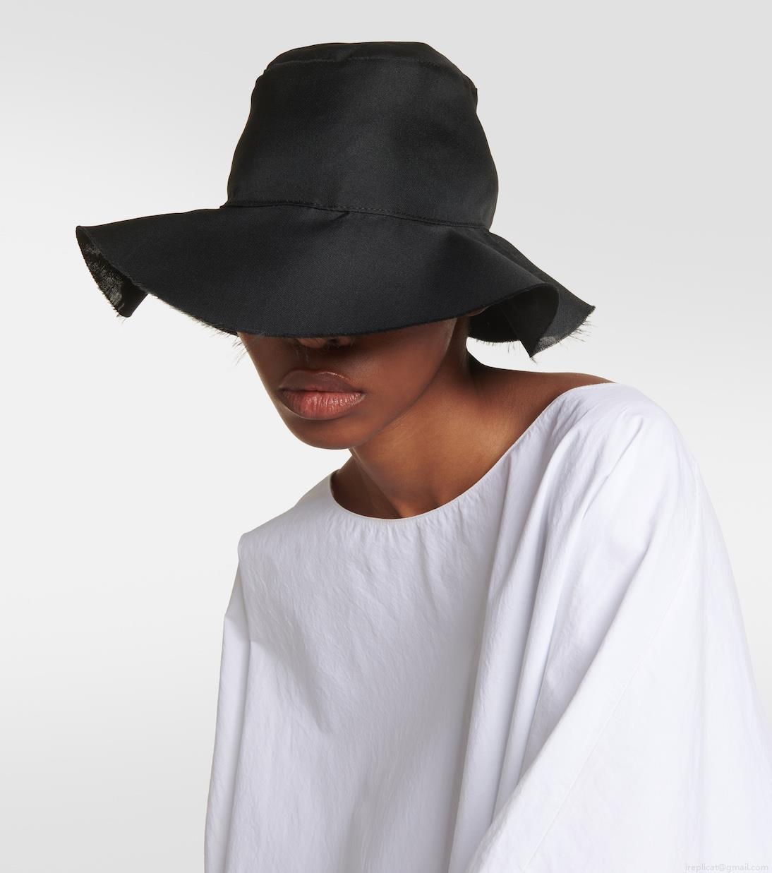 The RowSofia silk bucket hat