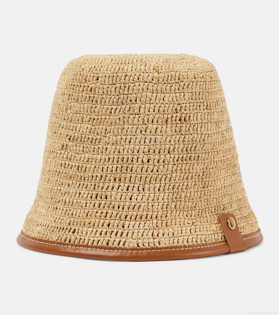 JacquemusLe Bob Soli raffia bucket hat