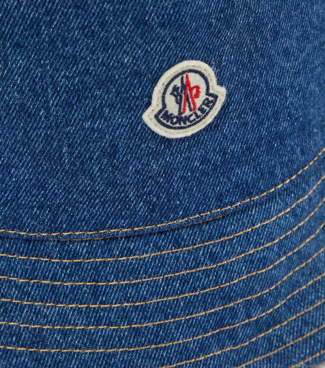 MonclerDenim bucket hat