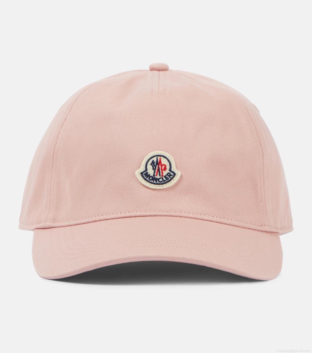 MonclerLogo cotton baseball cap