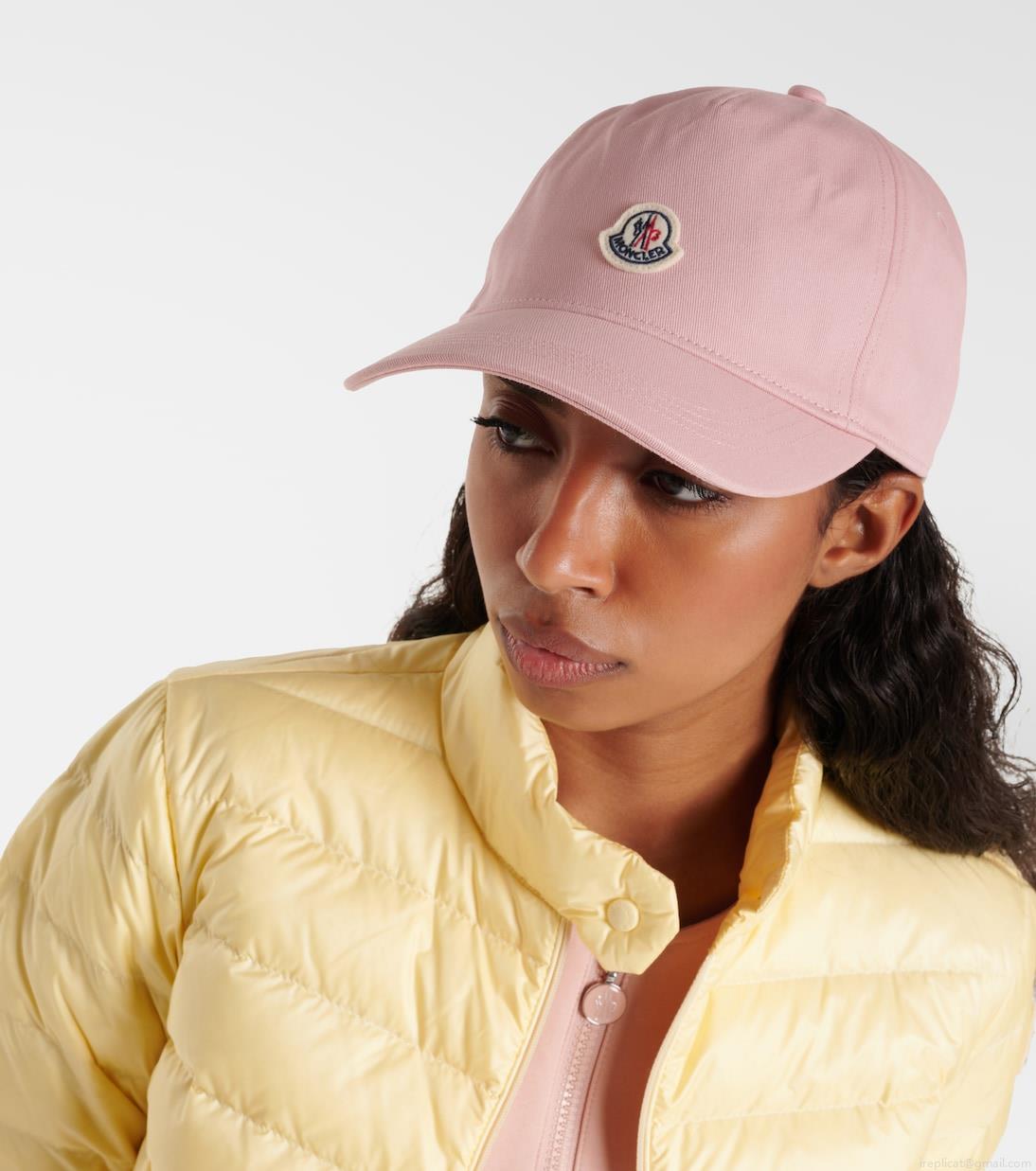 MonclerLogo cotton baseball cap