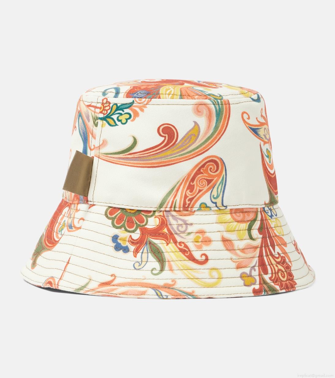 EtroPaisley cotton bucket hat