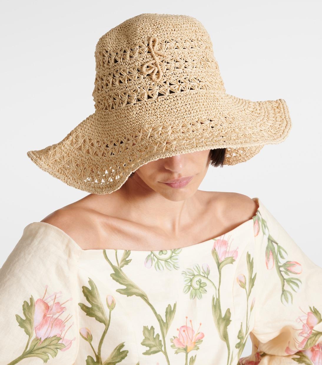 Ruslan BaginskiyMonogram straw sun hat