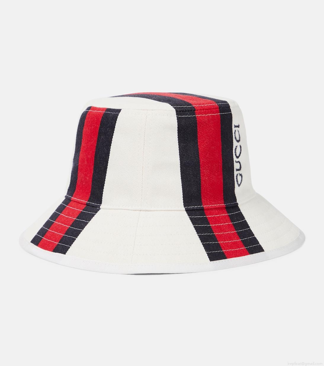 GucciLogo cotton canvas bucket hat