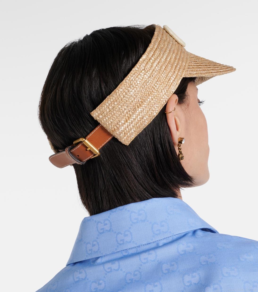 GucciStella straw visor