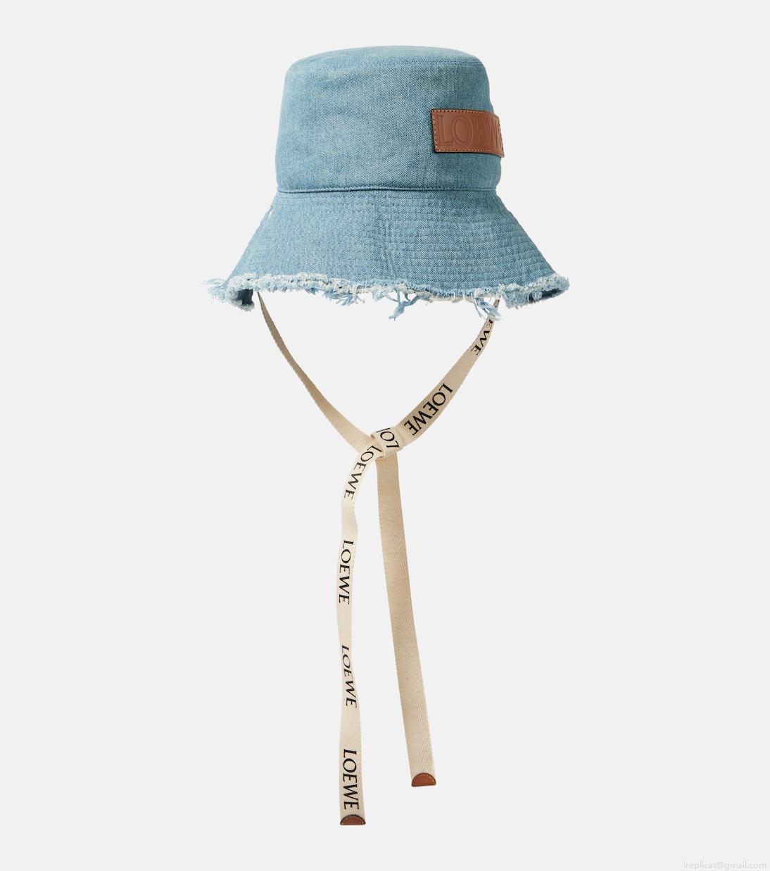 LoewePaula\'s Ibiza Fisherman denim bucket hat