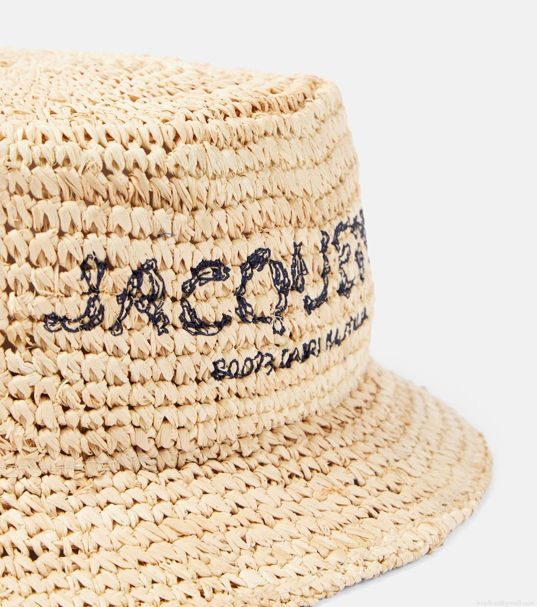 JacquemusLe Bob Pesco raffia bucket hat