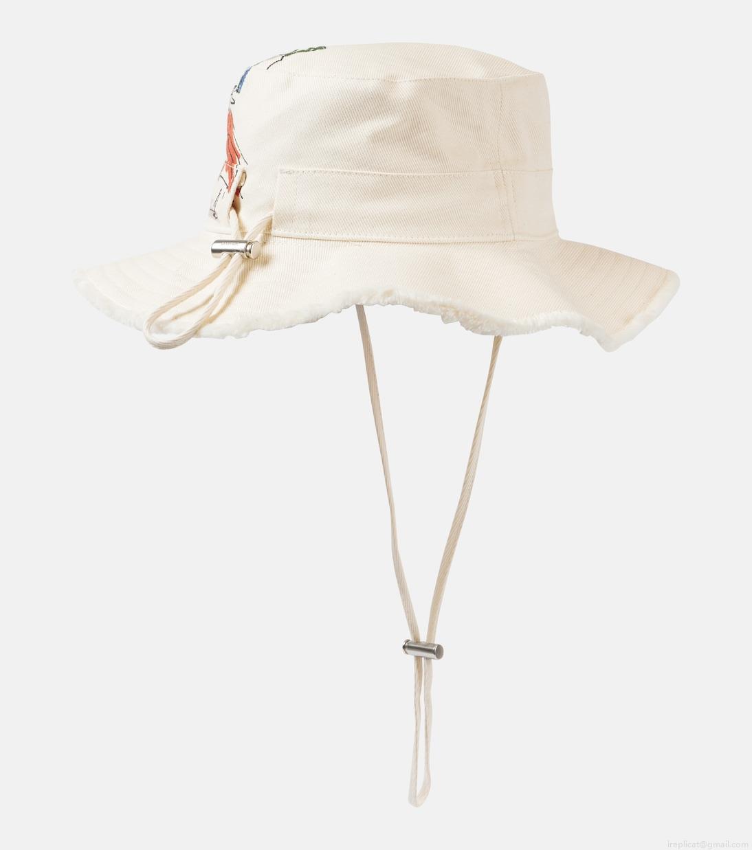 JacquemusLe Bob Artichaut printed canvas sun hat