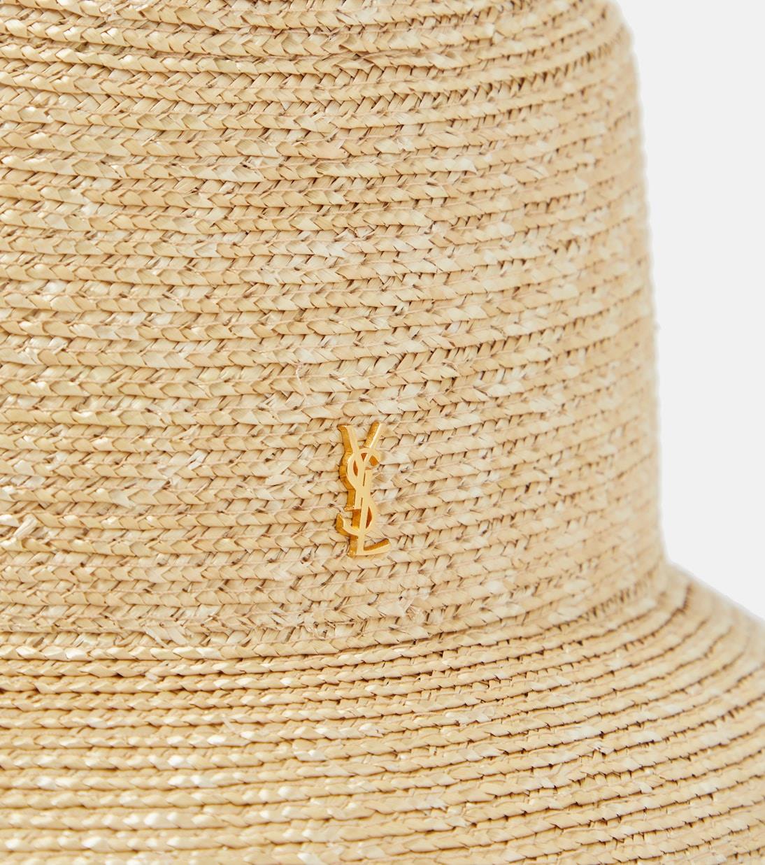 Saint LaurentMaglina straw bucket hat