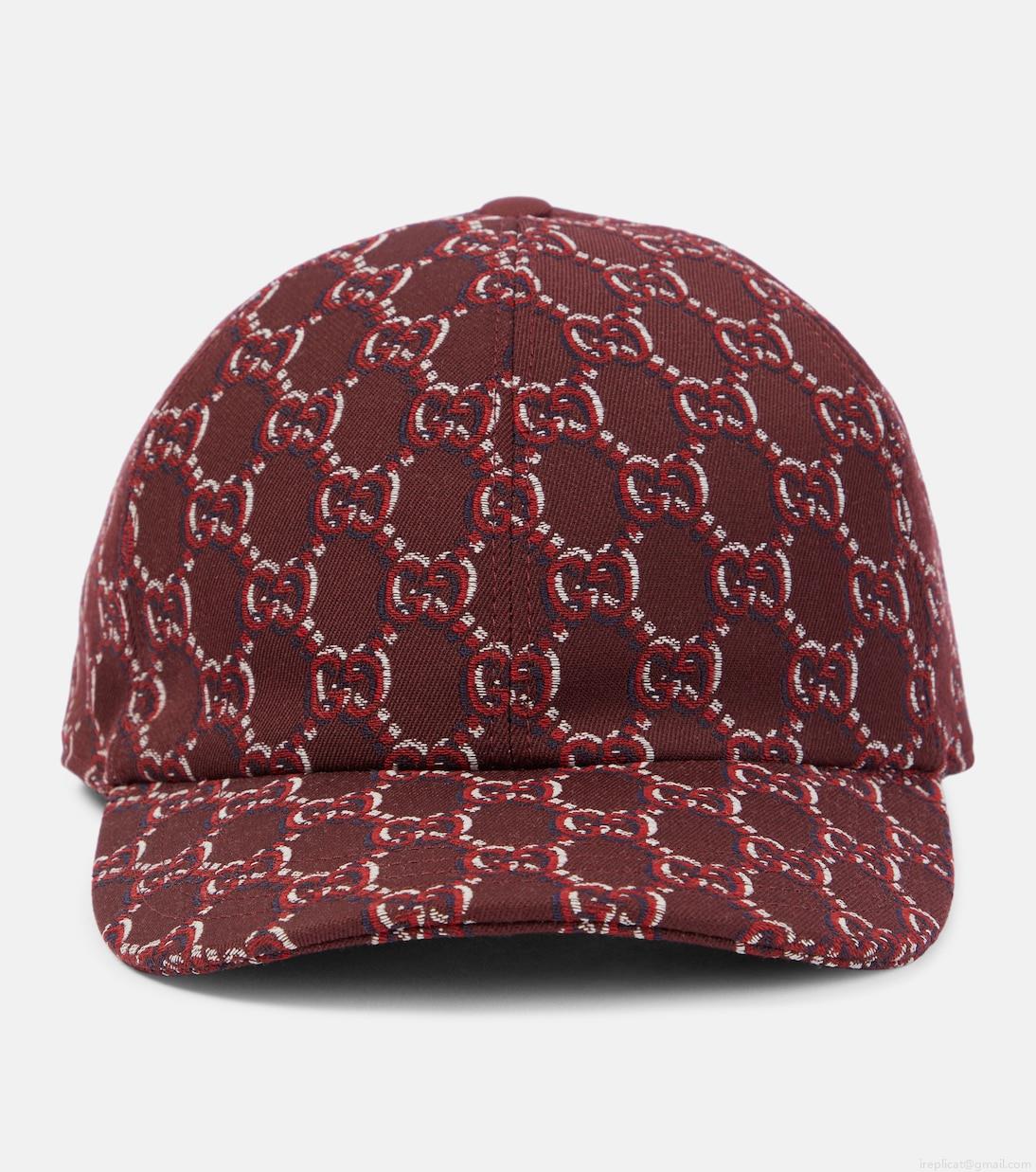 GucciGG Shadow wool canvas baseball cap