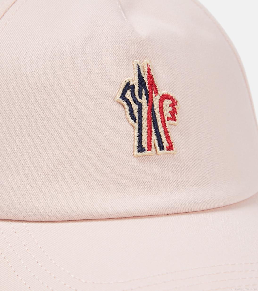 MonclerCanvas baseball cap