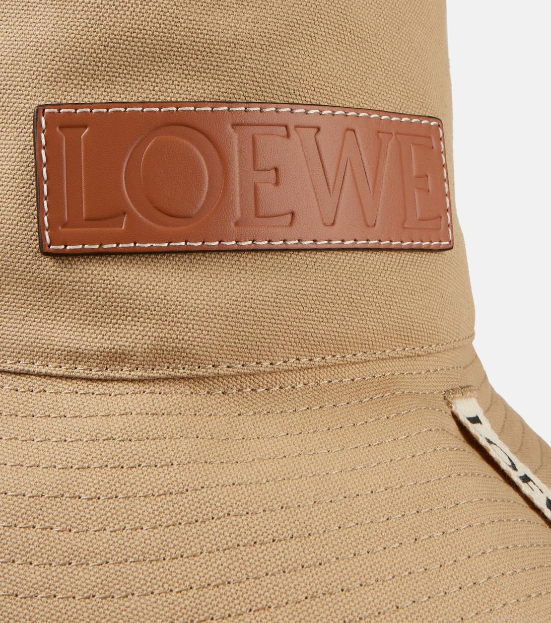 LoeweFisherman cotton canvas bucket hat