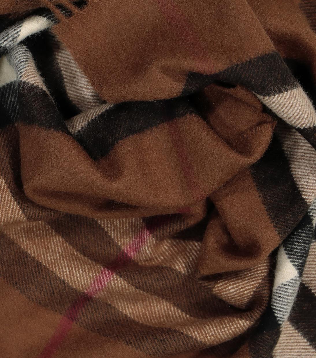 BurberryGiant Check cashmere scarf