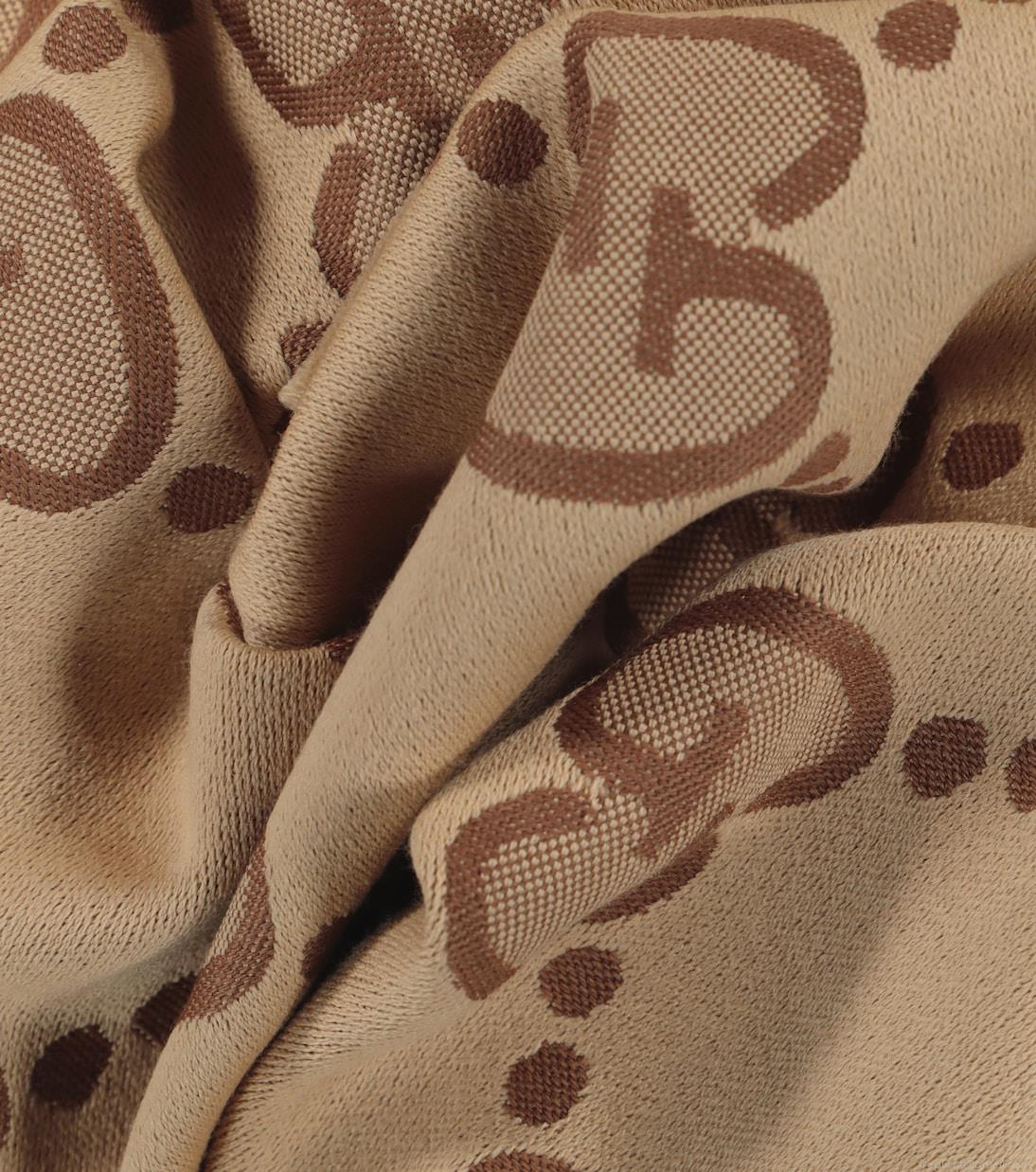 GucciGG wool jacquard scarf