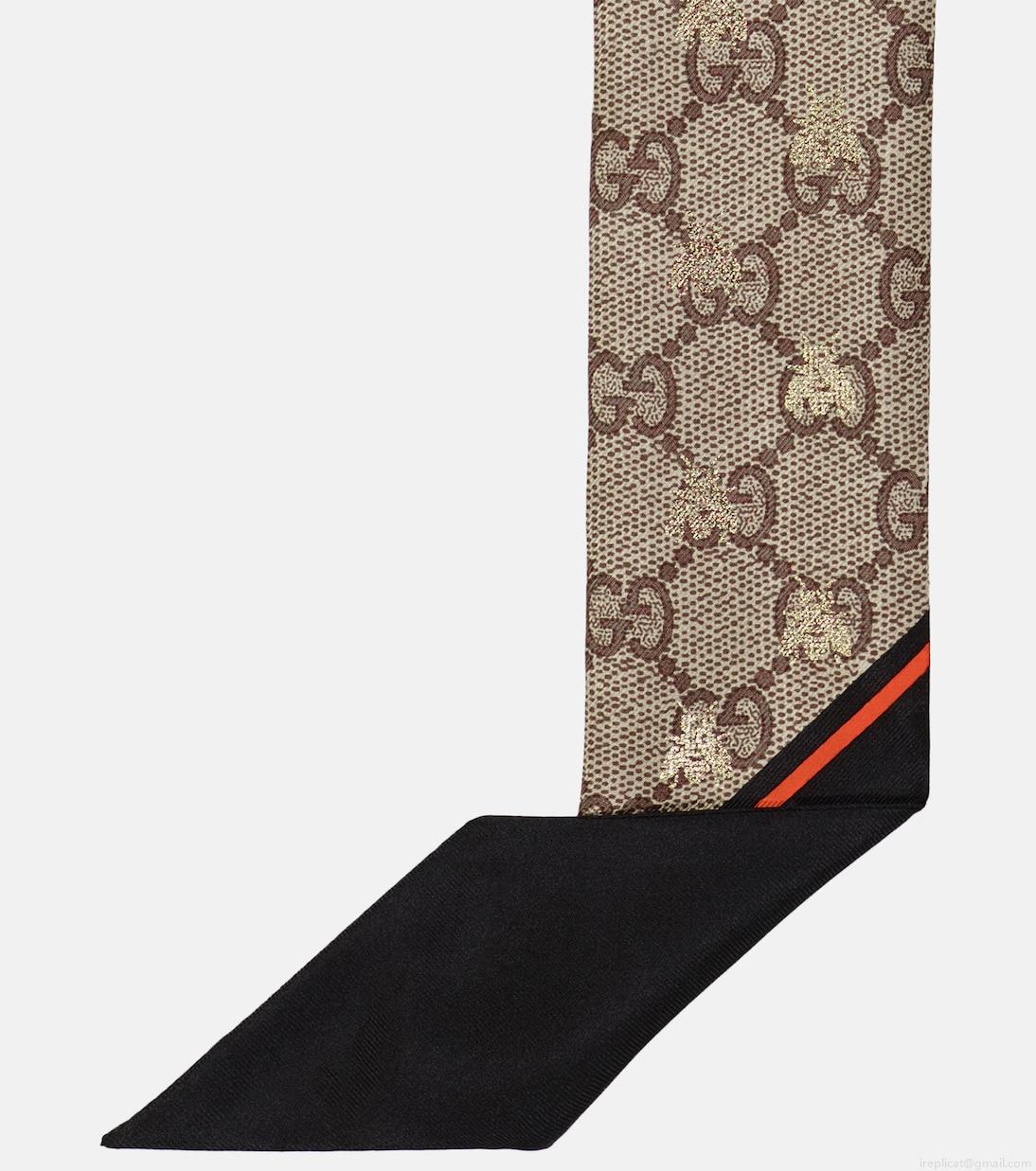 GucciGG jacquard silk scarf