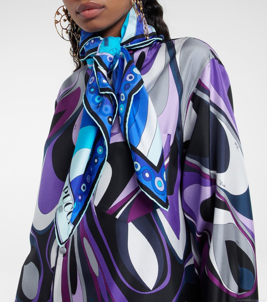 PucciIride silk scarf