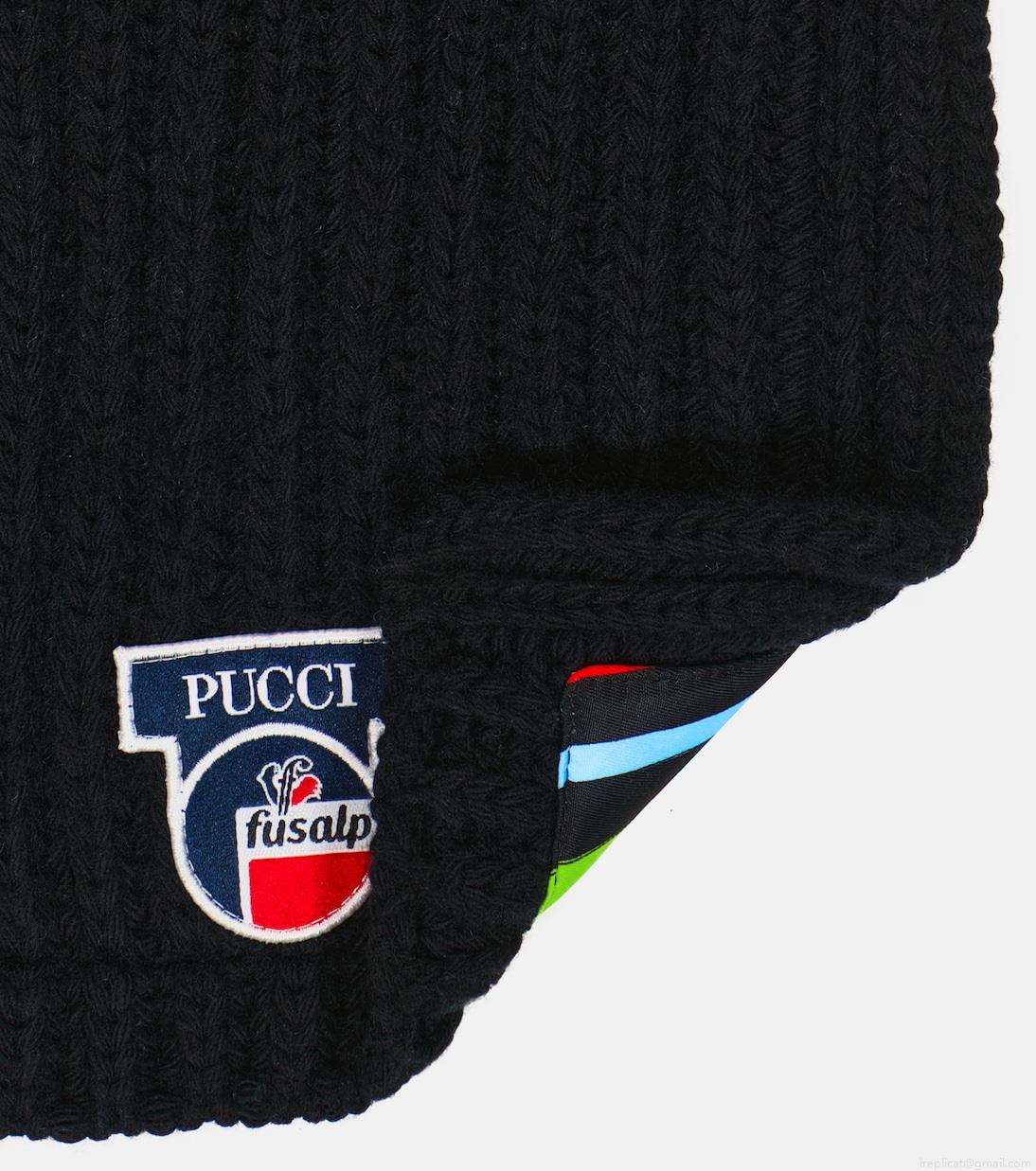 Puccix Fusalp ribbed-knit wool scarf