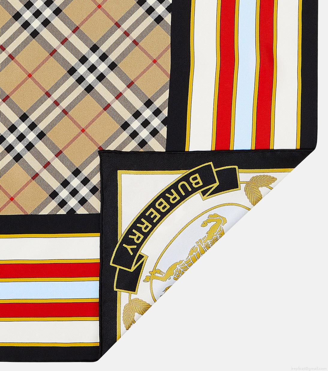 BurberryMontage silk scarf