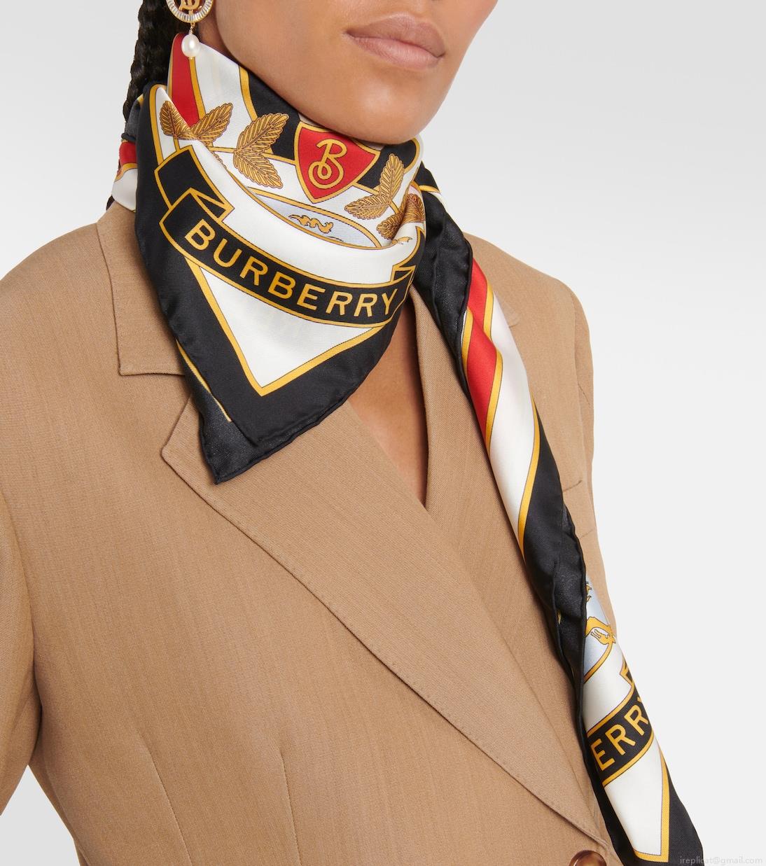 BurberryMontage silk scarf