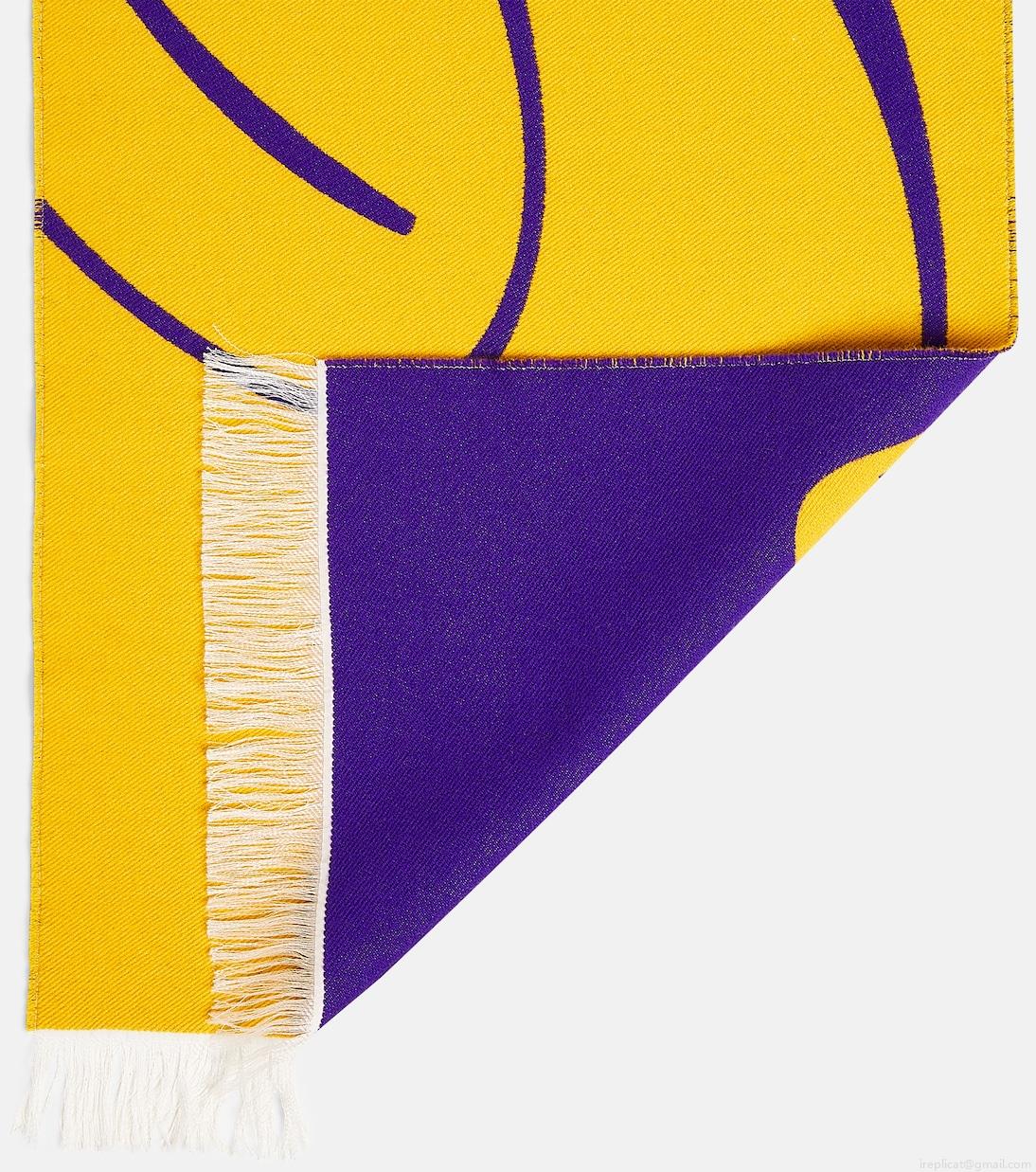 BurberryLogo wool and silk scarf