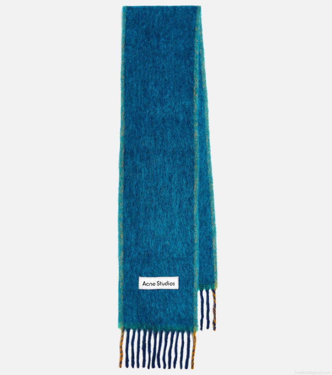 Acne StudiosFringed alpaca and wool-blend scarf