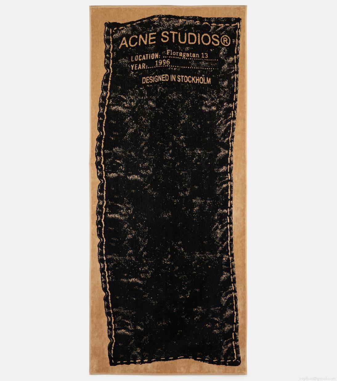 Acne StudiosLogo jacquard towel